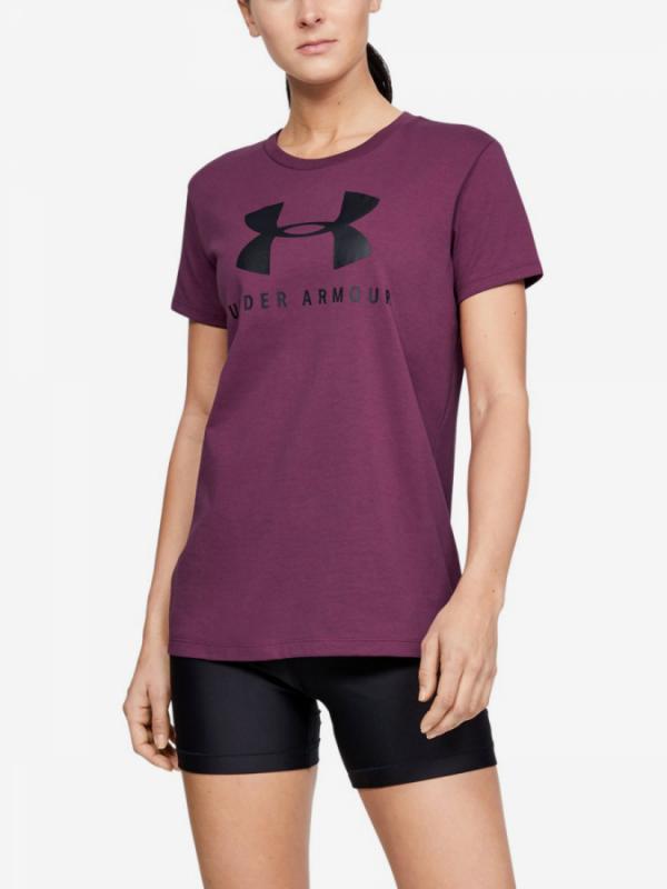 Tričko Under Armour Graphic Sportstyle Classic Crew-Ppl Fialová