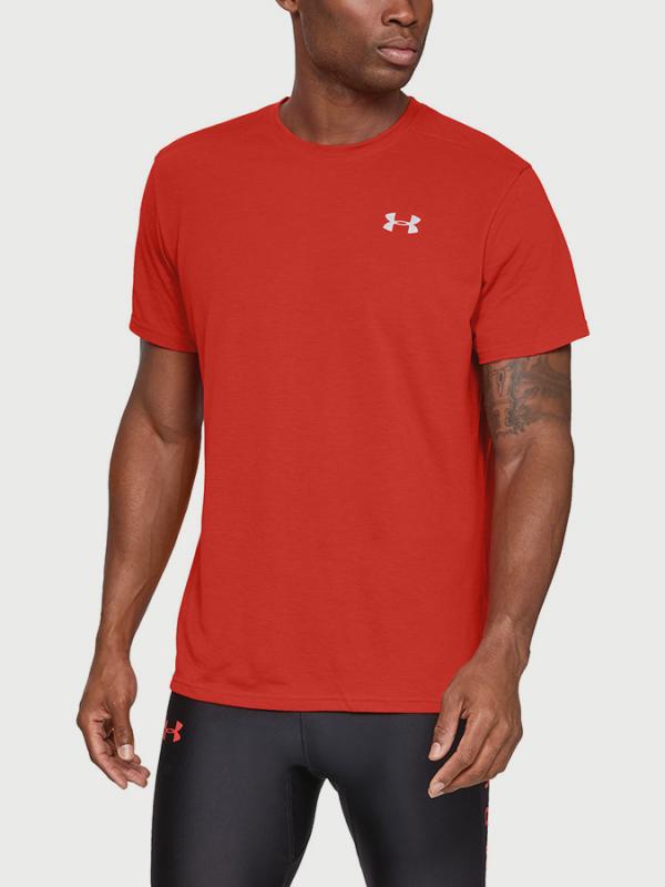 Tričko Under Armour Threadborne Streaker SS Červená
