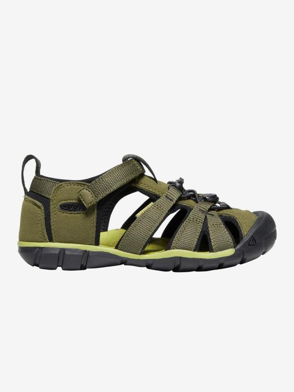 Sandály Keen Seacamp Ii Cnx Y-Dark Olive/Black Hnědá