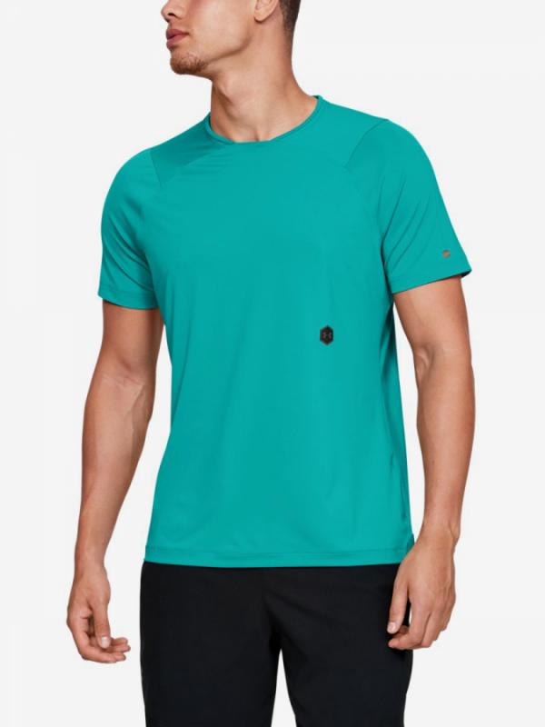Tričko Under Armour Hg Rush Fitted Ss-Grn Zelená