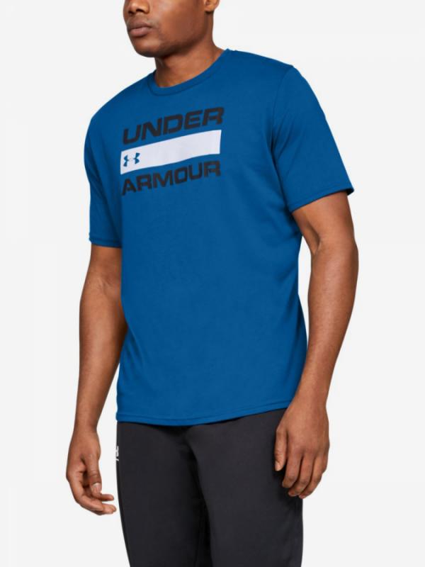 Tričko Under Armour Team Issue Wordmark Ss-Grn Modrá