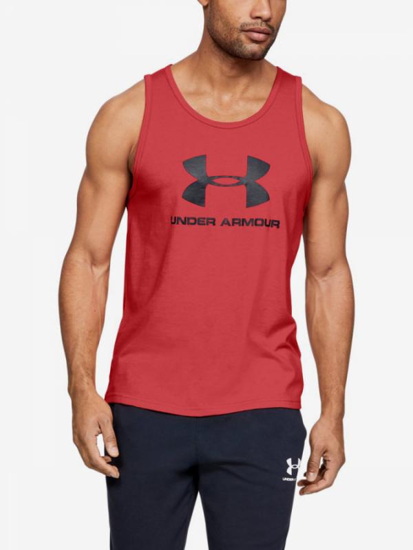 Tílko Under Armour Sportstyle Logo Tank-Red Červená