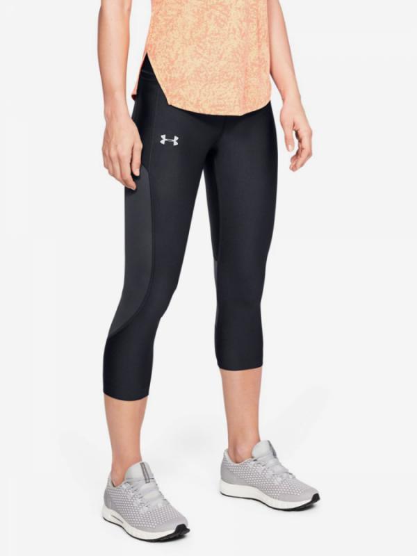 Kompresní legíny Under Armour Speed Stride Capri-Blk Černá