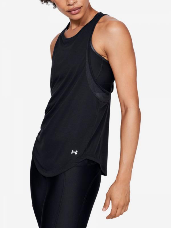 Tílko Under Armour Whisperlight Mesh Tank-Blk Černá