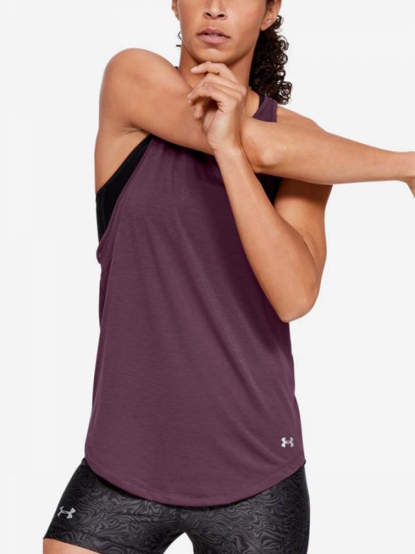Tílko Under Armour Whisperlight Mesh Tank-Ppl Fialová