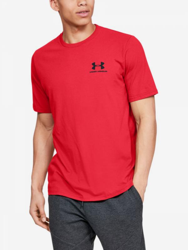 Tričko Under Armour Sportstyle Lc Back Tee-Red Červená