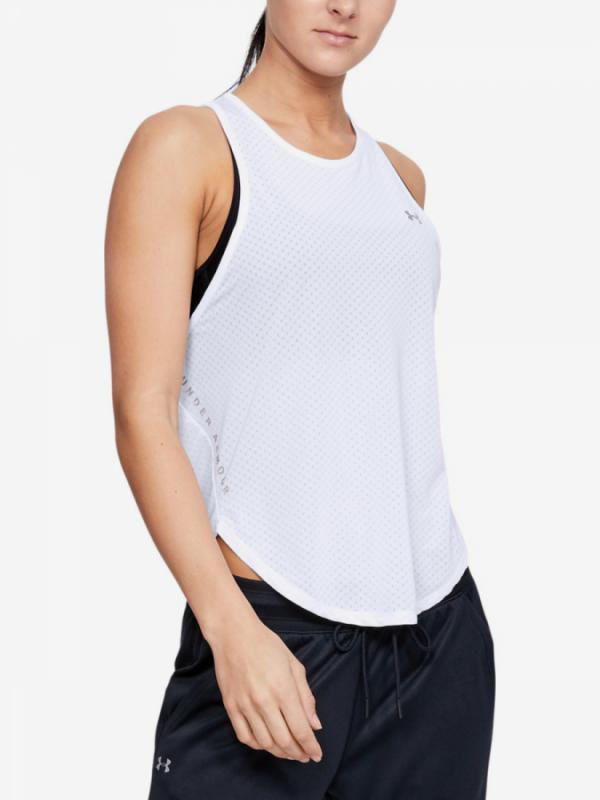 Tílko Under Armour Sport Graphic Tank-Wht Bílá