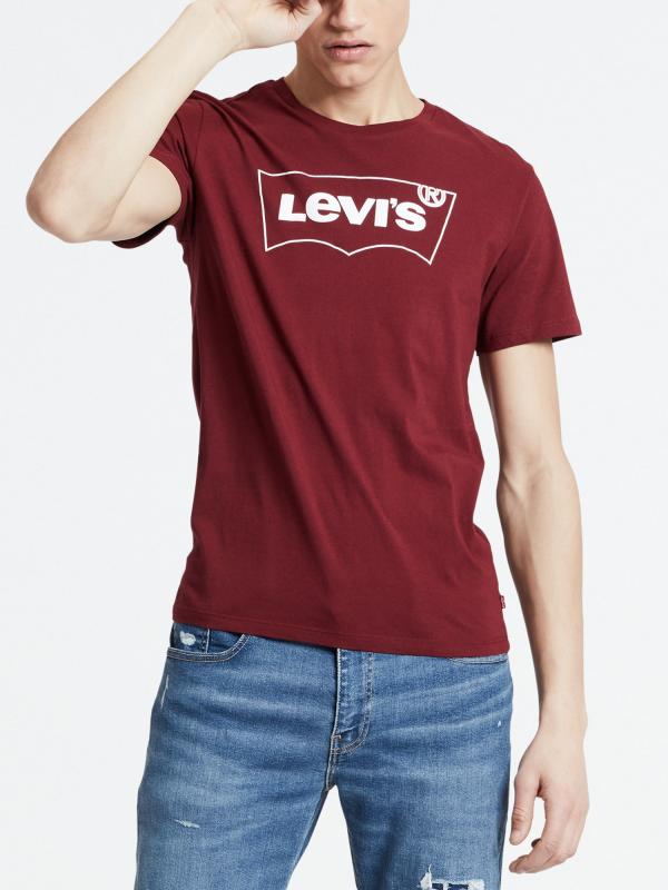 Tričko LEVI'S Housemark Graphic Tee Hm Outli Červená