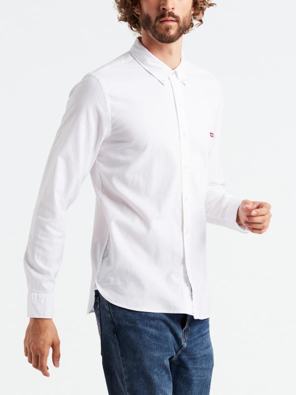 Košile LEVI'S Ls Battery Hm Shirt White Bílá