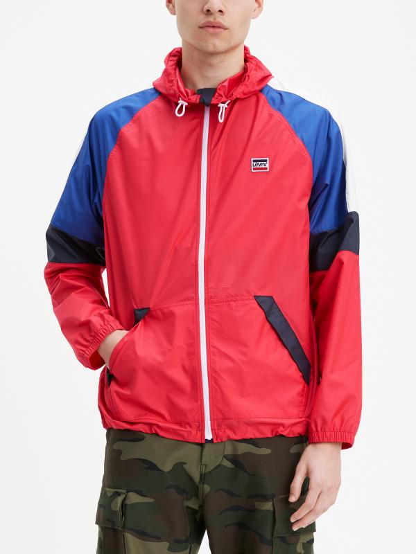 Colourblock Windrunner Bunda Levi's® Červená