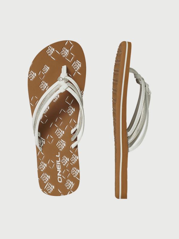 Žabky O´Neill Fw 3 Strap Ditsy Flip Flops Hnědá