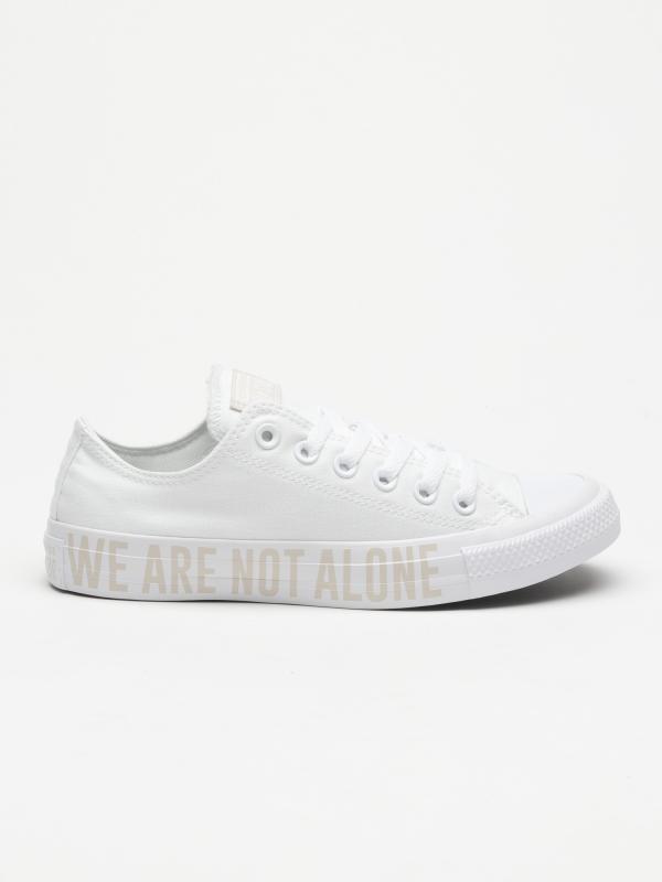 Boty Converse Chuck Taylor All Star We Are Not Alone Bílá