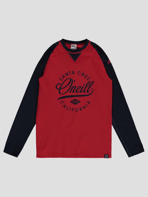 Tričko O´Neill PB SURF CRUZ L/SLV SKIN Červená