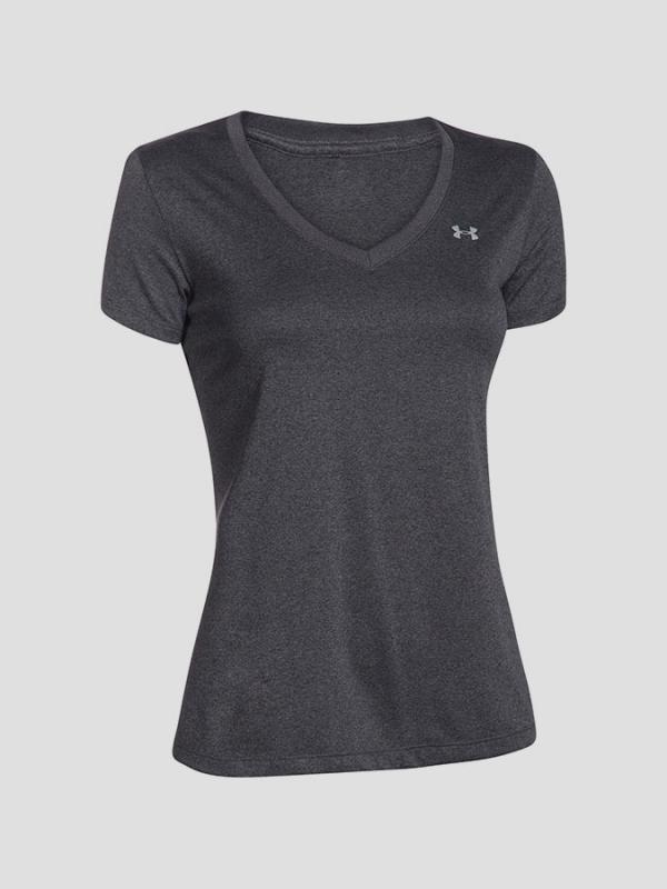 Tričko Under Armour Tech SSV - Solid Šedá