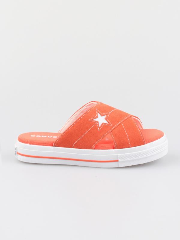 Pantofle Converse One Star Sandal Oranžová