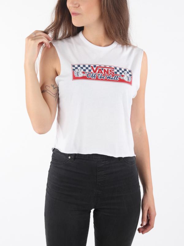 Tílko Vans Wm Bmx Muscle Tank White Bílá