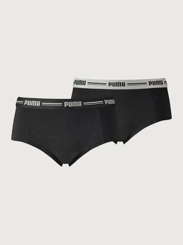 Kalhotky Puma Iconic Mini Short 2 Pack Černá
