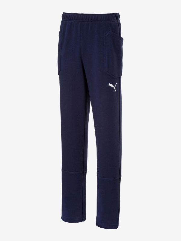 Tepláky Puma Liga Casuals Pants Jr Modrá