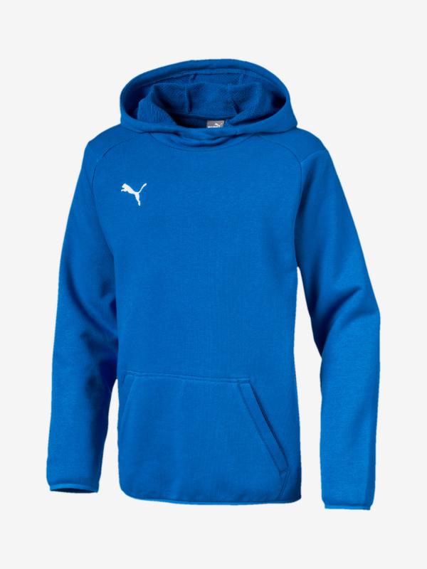 Mikina Puma Liga Casuals Hoody Jr Modrá