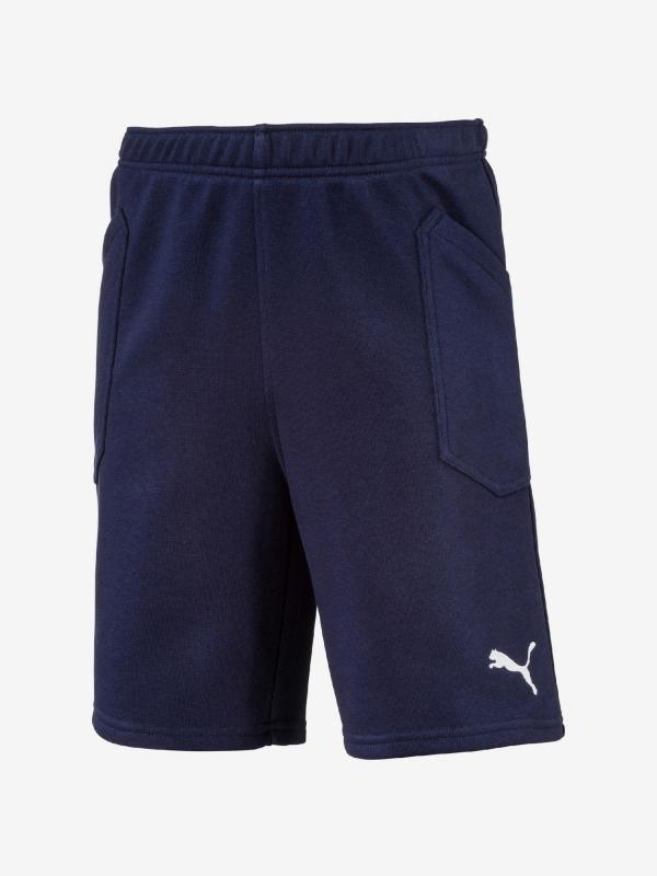 Kraťasy Puma Liga Casuals Shorts Jr Modrá