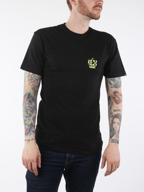 Tričko Vans Mn Green Lighted Ss Black Černá