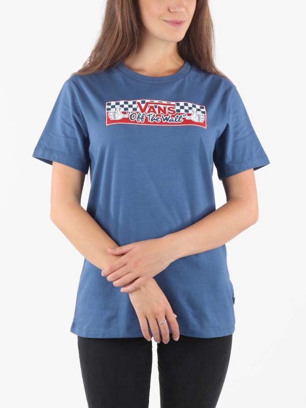 Tričko Vans Wm Bmx Boyfriend Tee True Navy Modrá