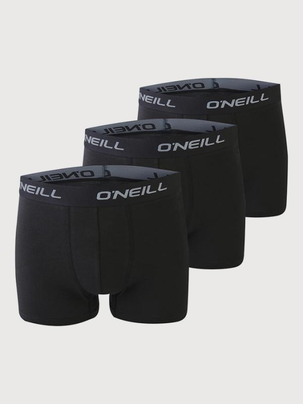 Boxerky O´Neill Boxershorts 3-pack NOS Černá