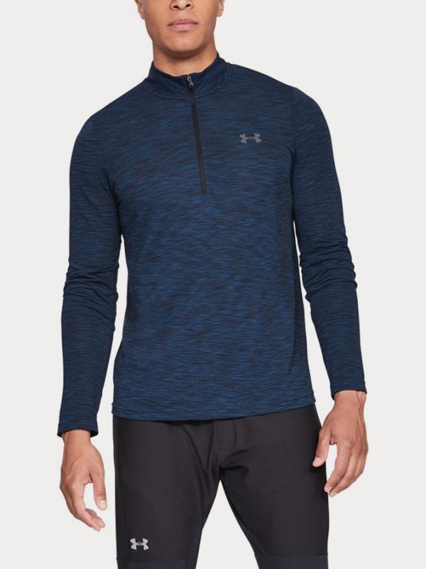 Tričko Under Armour Vanish Seamless 1/2 Zip Modrá