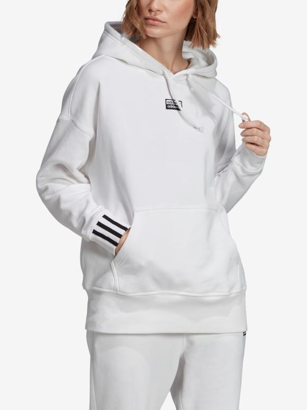 Mikina adidas Originals Hoodie Bílá
