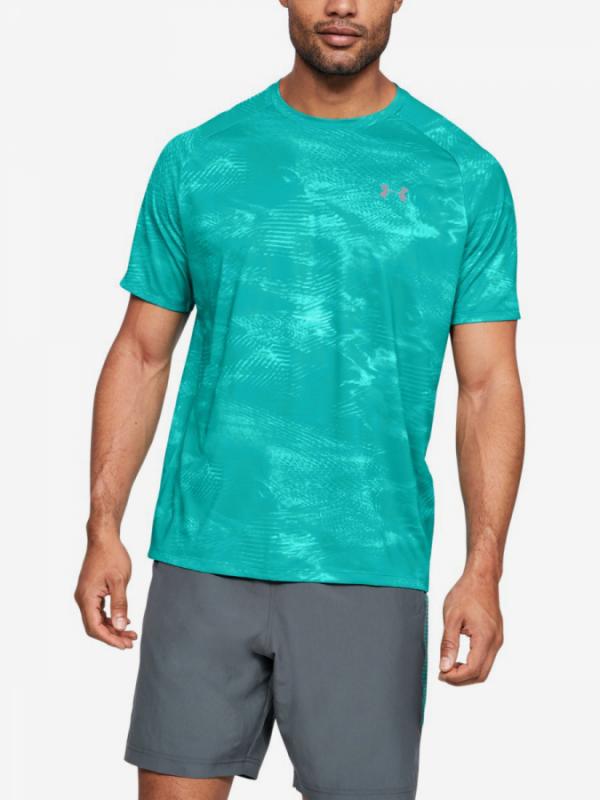Tričko Under Armour Tech 2.0 Ss Printed-Grn Zelená