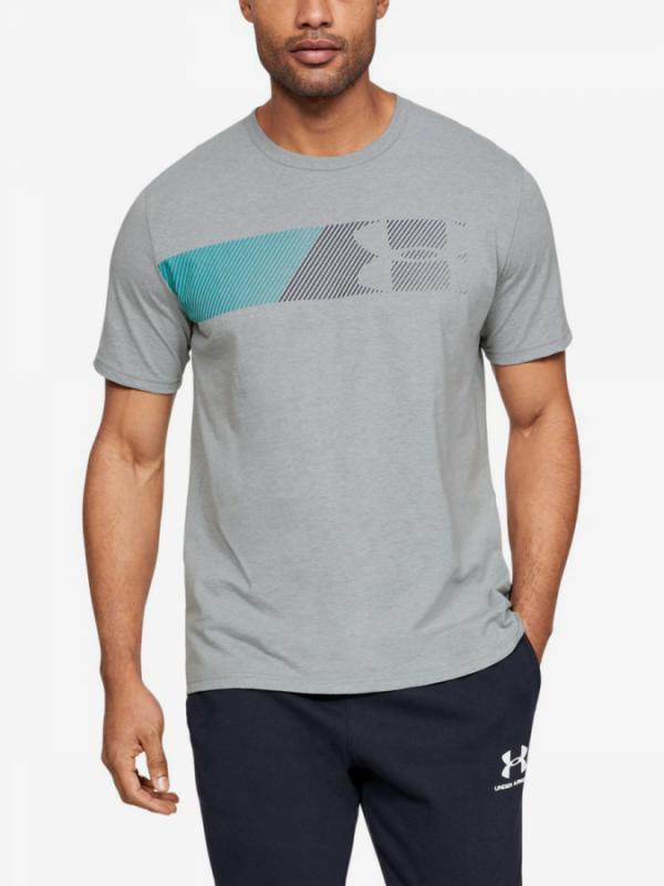 Tričko Under Armour Fast Left Chest 2.0 Ss-Gry Šedá