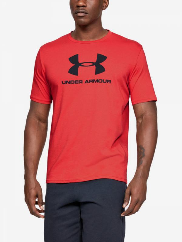 Tričko Under Armour Sportstyle Logo Ss-Red Červená