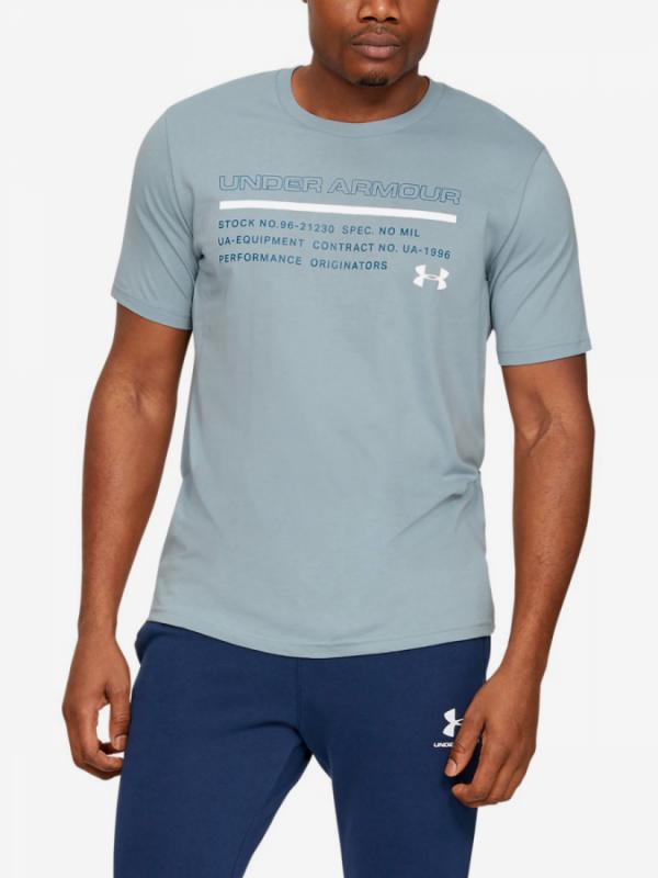 Tričko Under Armour Issued Ss-Blu Modrá
