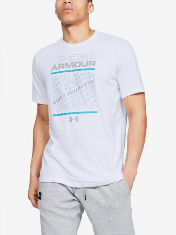 Tričko Under Armour Makes You Better-Wht Bílá