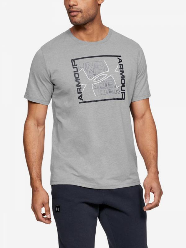 Tričko Under Armour Rhythm Ss-Gry Šedá