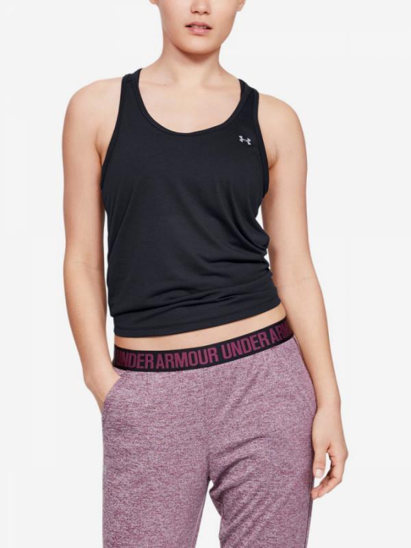 Tílko Under Armour Whisperlight Tie Back Tank-Blk Černá