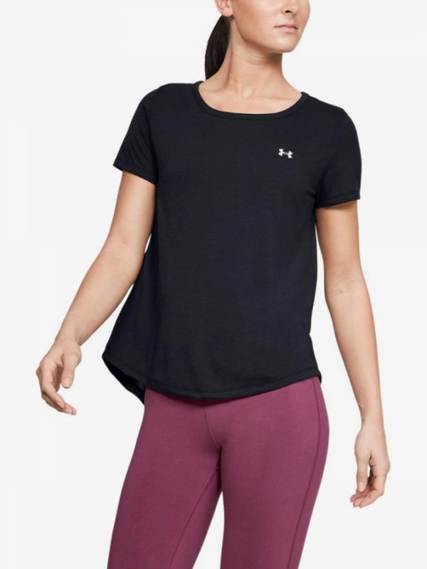 Tričko Under Armour Whisperlight Ss -Blk Černá