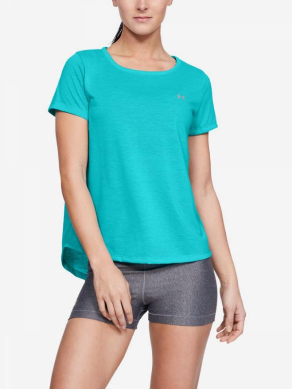 Tričko Under Armour Whisperlight Ss -Blu Modrá