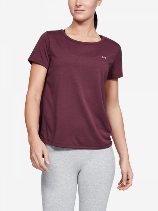 Tričko Under Armour Whisperlight Ss -Ppl Fialová