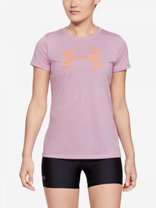 Tričko Under Armour Tech Ssc Graphic -Pnk Růžová