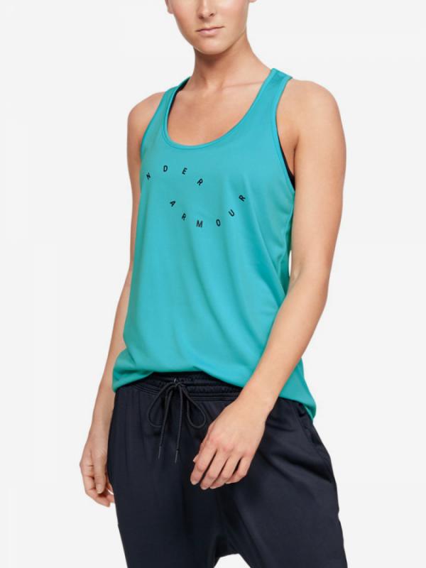Tílko Under Armour Tech Tank - Graphic-Blu Modrá