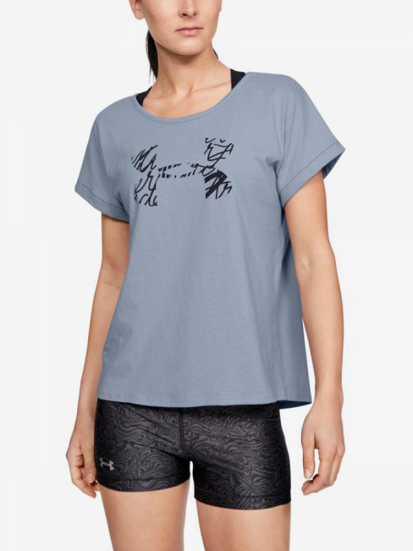 Tričko Under Armour Graphic Script Logo Fashion Ssc-Blu Modrá