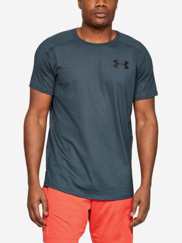 Tričko Under Armour Mk1 Ss Emboss-Grn Modrá