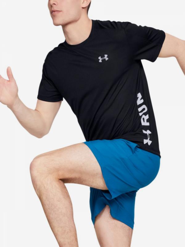 Tričko Under Armour Speed Stride Split Shortsleeve-Blk Černá