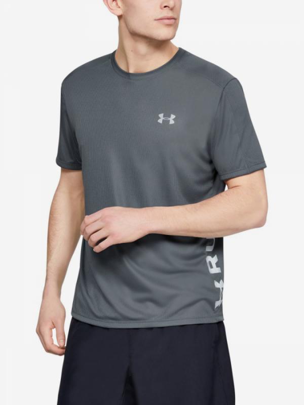 Tričko Under Armour Speed Stride Split Shortsleeve-Gry Šedá