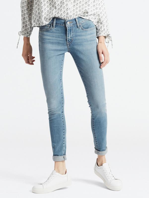 Džíny LEVI'S 710 Super Skinny Ontario Sprin Modrá