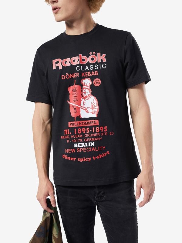 Tričko Reebok Classic Cl Itl Doner Tee Černá