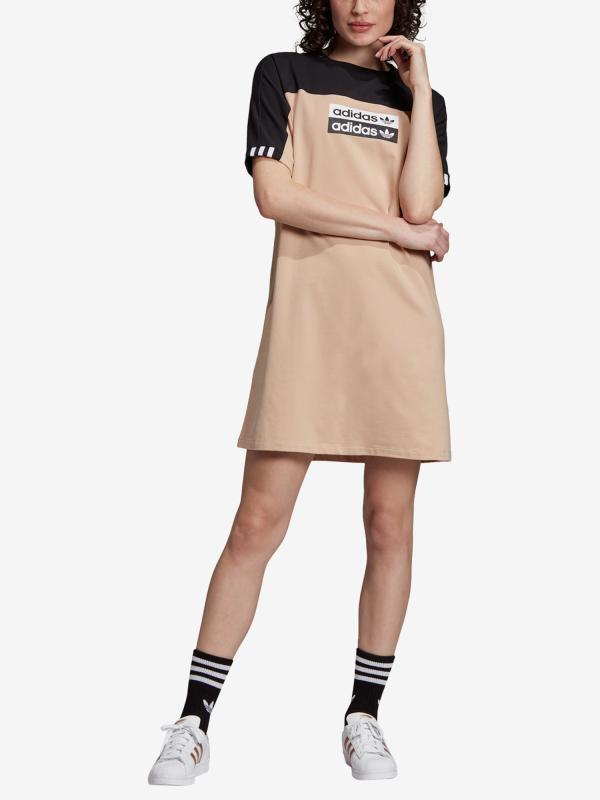 Šaty adidas Originals Tee Dress Růžová
