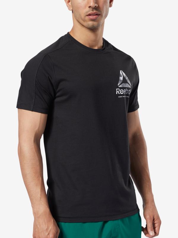 Tričko Reebok Ost Speedwick Graphic Tee Černá