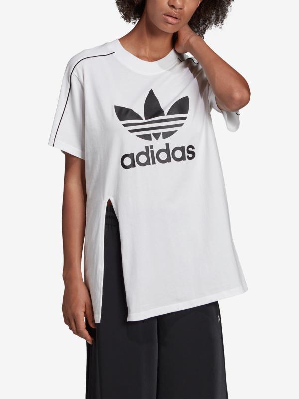 Tričko adidas Originals Slit Tee Bílá